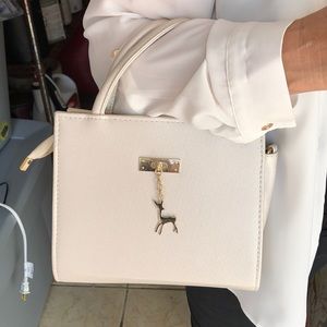 Cream cute small bag